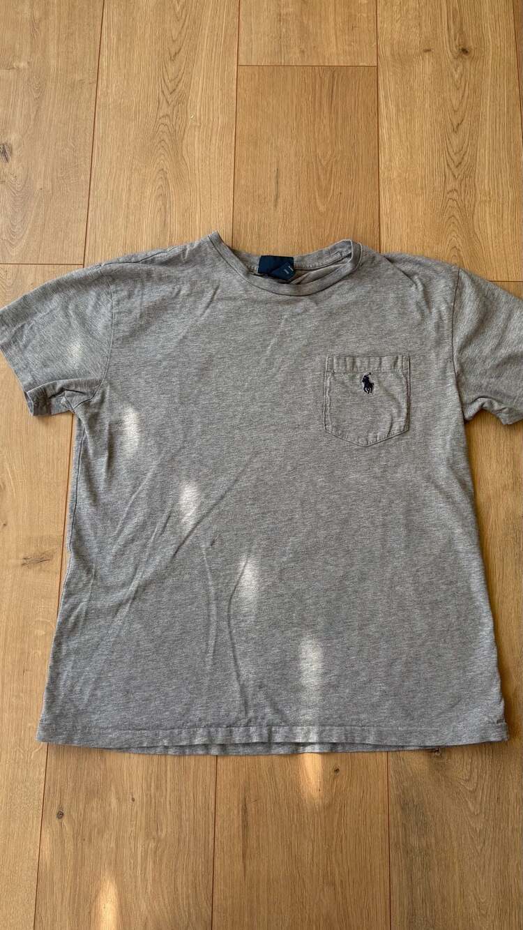 Polo Ralph Lauren Pocket T-Shirt Size S Gray Cotton
